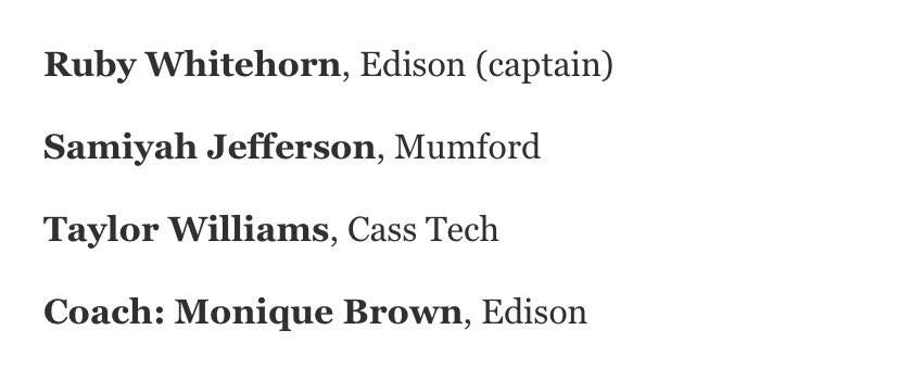 ChristenJeffer3's tweet photo. Congrats to @TinySamyiah on her Detroit Free Press All Detroit First Team Honors!!! Keep working kid @D_LadyMustangs @UTS_INC_Sports @AntwoneJeffers2 @MichHSBball https://t.co/ANin2guq54