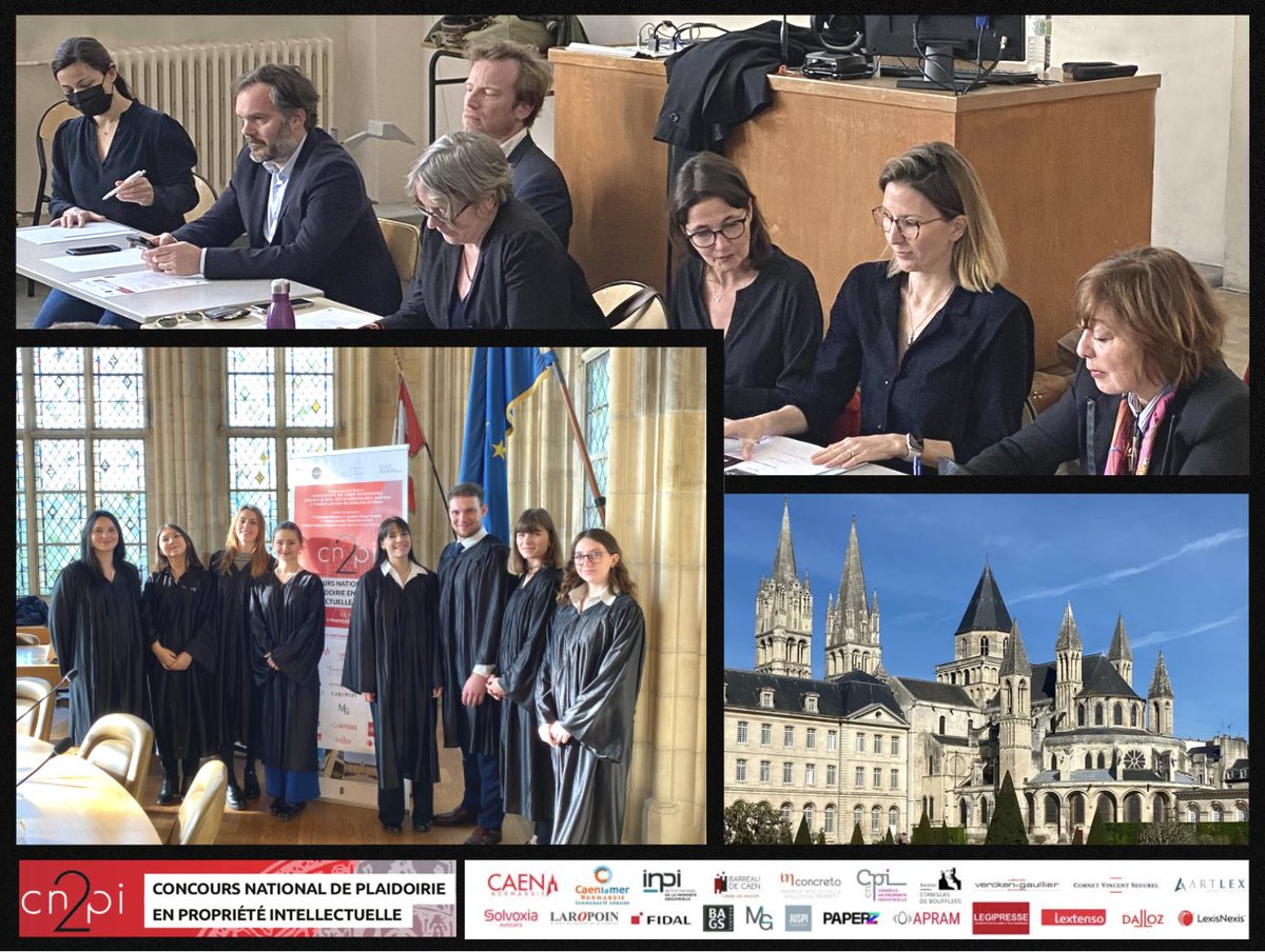👏 Un grand bravo à tous les étudiants et à tous les organisateurs, merci pour votre accueil ! <a href="/CN2PI/">CN2PI</a> #cn2pi #concours #plaidoirie #proprieteindustrielle #proprieteintellectuelle #droitdauteur #contrefacon #recherchesdocumentaires #marques  #designs #antériorités #caen #avocats