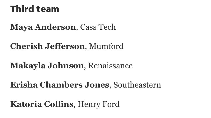 ChristenJeffer3's tweet photo. Congrats to @CherishJeff10 on her Detroit Free Press All Detroit Third Team Honors. Continue to go hard. @D_LadyMustangs @UTS_INC_Sports @MichHSBball @AntwoneJeffers2 https://t.co/HqvkdkZGRZ
