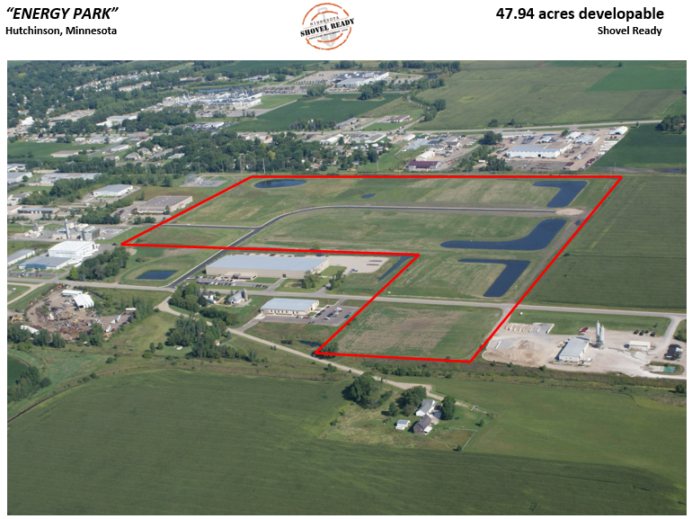 Certified shovel-ready industrial park space is available for $1 in Hutchinson, Minnesota's Manufacturing City, for qualified companies!  Call (320) 234-4223 for details.