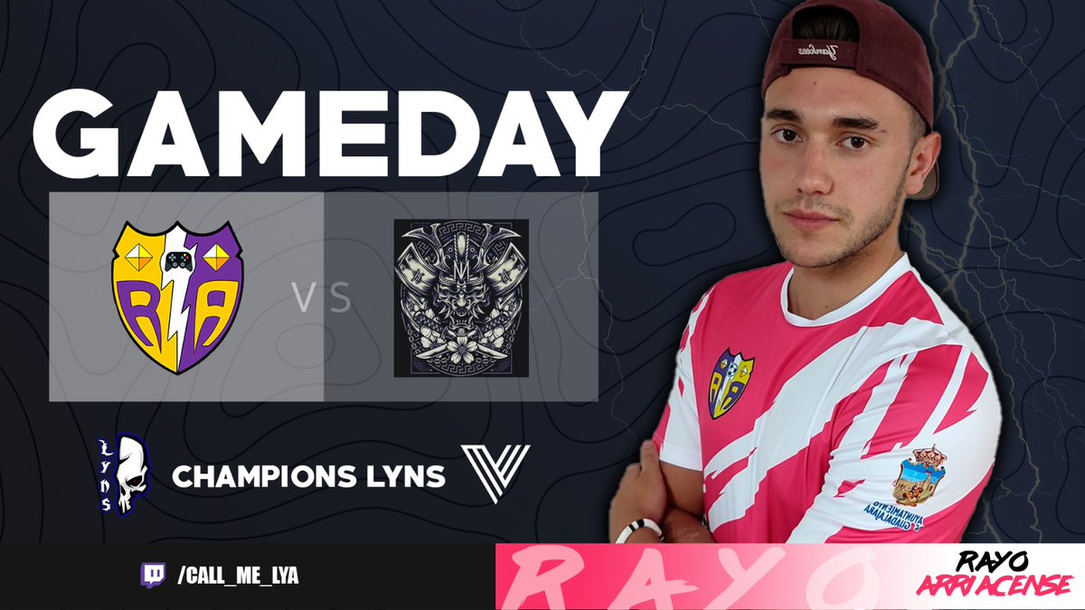 Hoy nuestra squad de #callofduty disputa la última jornada en la #championslyns de <a href="/LYNS_Leyendas/">King Lyns</a>
🆚️ <a href="/Imperivm15/">Imperivm</a> White
⏰ 17:00
➡twitch.tv/call_me_lya
Toca darlo todo en el último partido para quedar lo más arriba posible⚡
<a href="/ivangato10/">k3vIn Z3p3Da</a> <a href="/raul_olmelo/">Raul Olmedo Lomas</a> <a href="/f1_pincho/">DLX_Pincho</a>  <a href="/Call_Me_Lya_/">Lya</a>