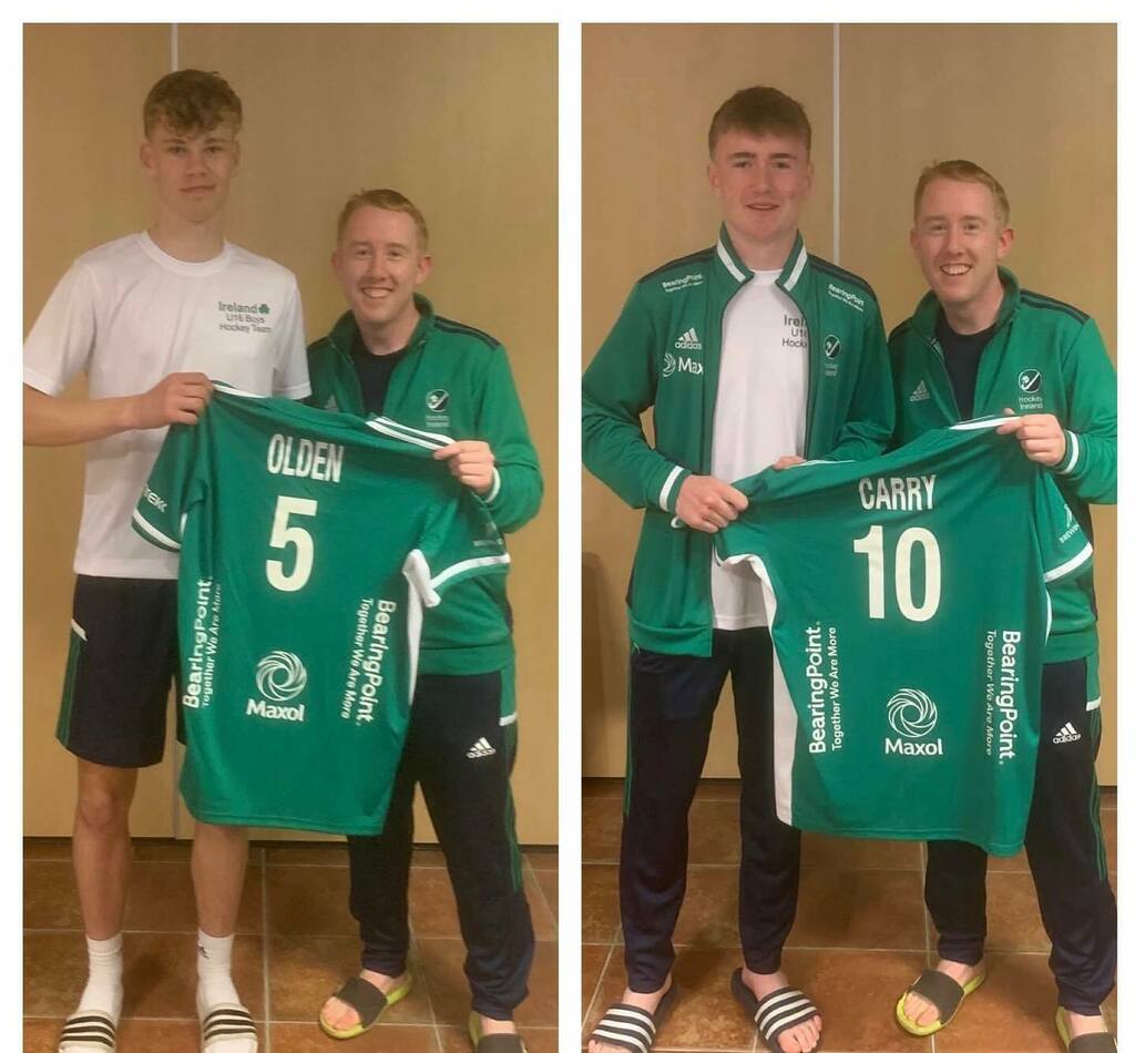 MidletonHockey's tweet photo. Best of luck boys - playing Belgium @4GMT💚🤍🧡
#midletonhc
#munsterhockey https://t.co/zGed4DYg4W https://t.co/PuNUlu3SwW