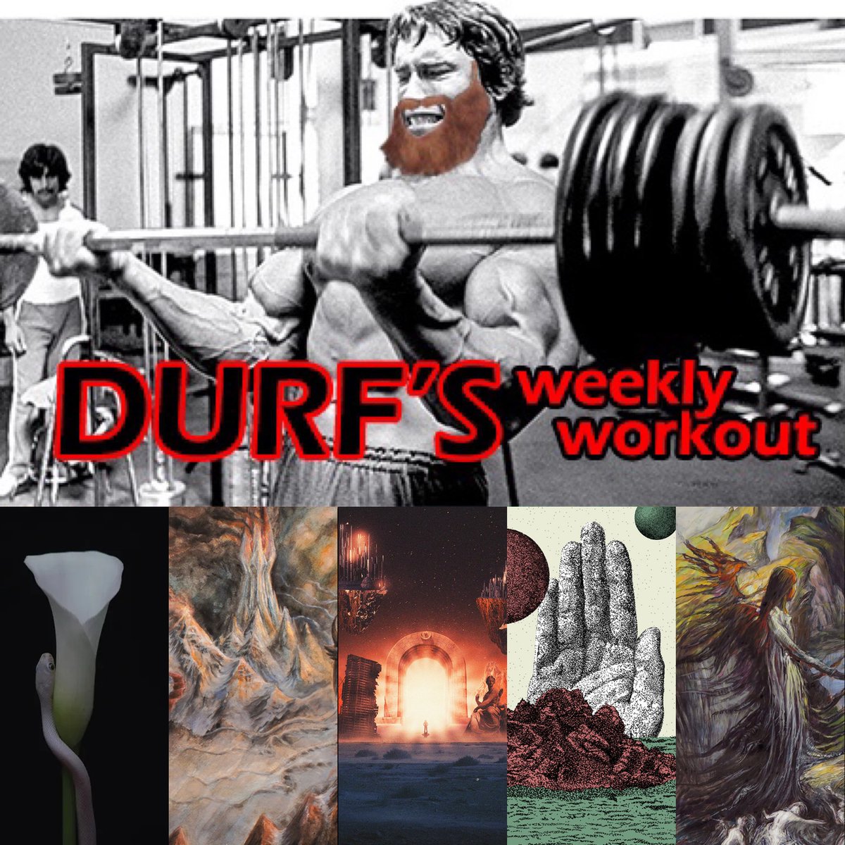 Brutalitopia's tweet photo. Durf's Weekly Workout returns with installment #30!
Featured this week : Animals As Leaders, Haunter, Blue Heron, Humanotone, and Izthmi
#Metal #HeavyMetal #blackmetal #progressive #Review #reviews #stonerrock 
https://t.co/vA7azJT3x4 https://t.co/Fz2y0z11En