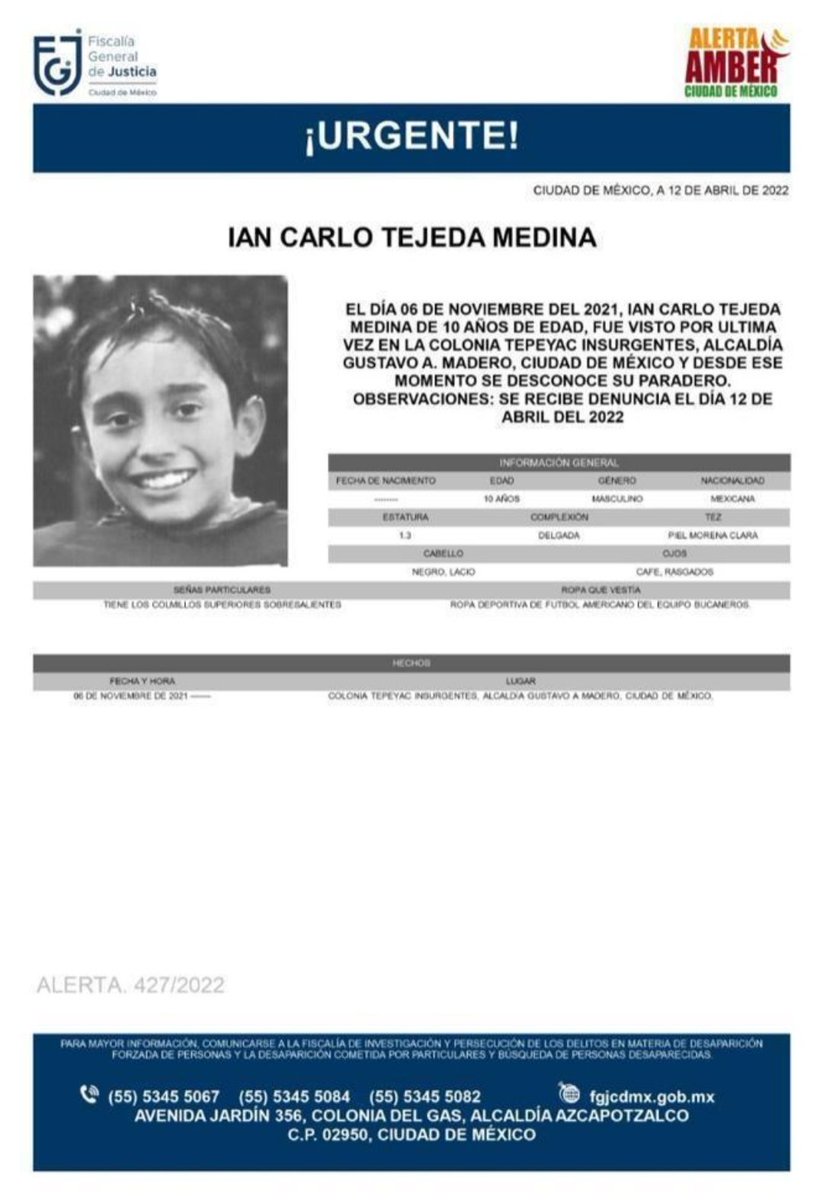 ab_bobadilla's tweet photo. #alertaAmber 
Ian Carlo, te vamos a encontrar https://t.co/XzLbh3hWLQ