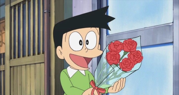 DoraemonUpdates's tweet photo. Suneo give you flowers because he love you and he his proud of you ! https://t.co/GA52aXB06O