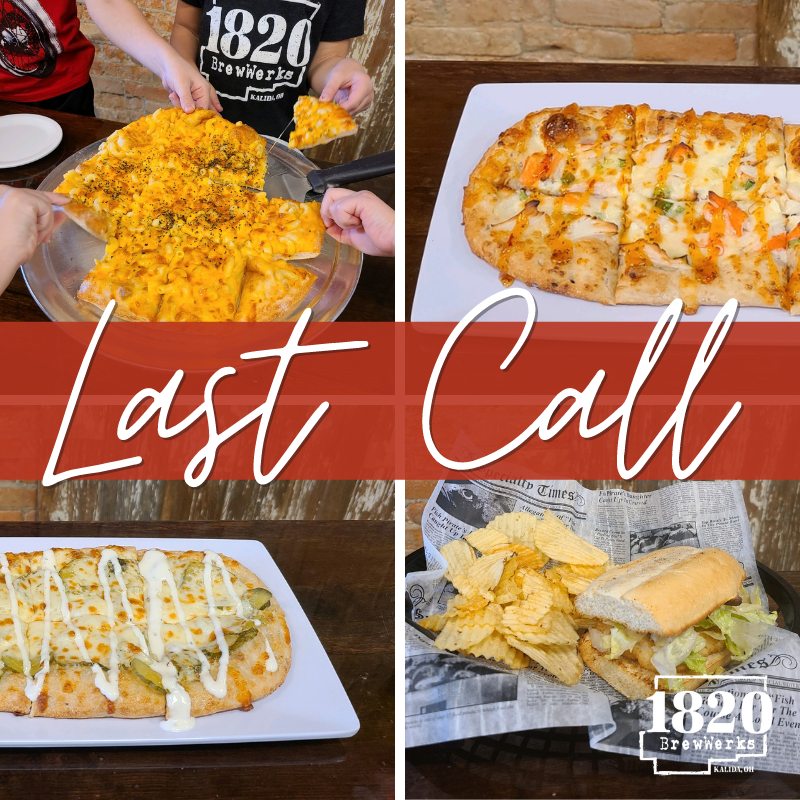 1820BrewWerks's tweet photo. Last call for our Lent Menu favorites. Available through this weekend so Crab Rangoon for lunch and Pickle Flatbread for dinner with a Mac + Cheese Pizza snack sounds like a solid weekend game plan.
#lent #lentmenu #eatgoodfood #pizza #munchies #eatlocal #1820brewwerks https://t.co/941a0SOgJS