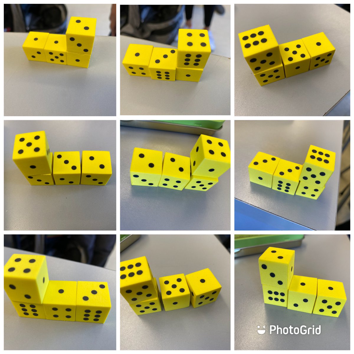 TeachingMsJones's tweet photo. Yesterday we played Dice Train that was inspired by @nrichmaths! Ask your learners how many trains they were able to build! https://t.co/umN8zWH2av