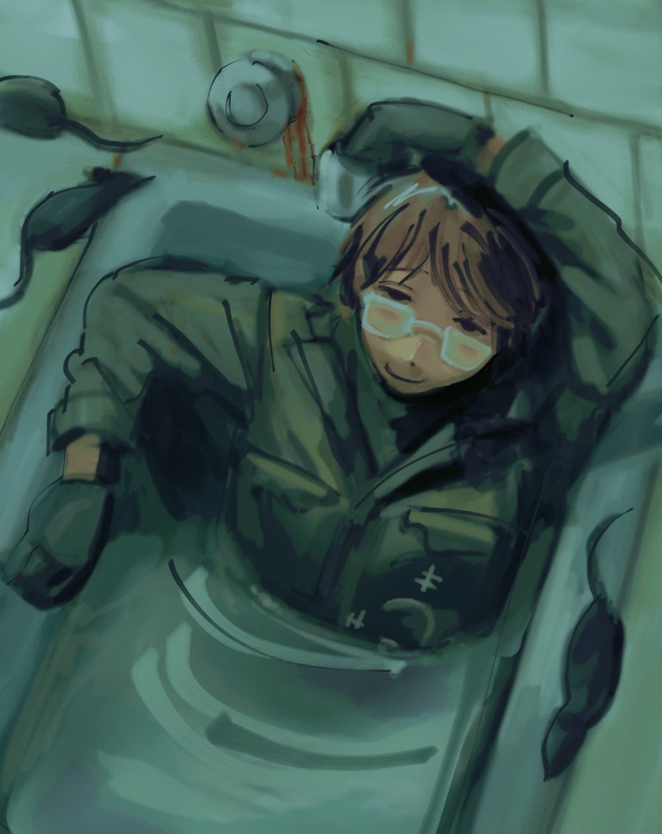 detoxdawg's tweet photo. #riddler he's having a little bath https://t.co/fe0F05t4Do