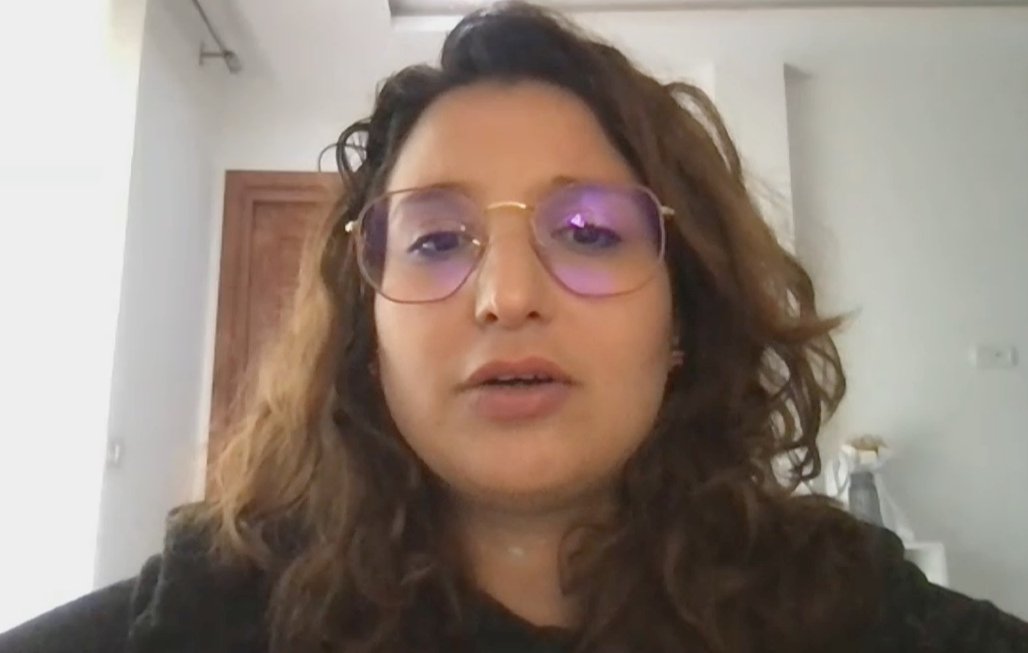 "Women face double inequalities because they are found in the lowest-paid jobs, with the least job security." — Samah Krichah of @KvinnaKvinnaME

The harms of IMF debt and anti-labor policies are disproportionately borne by women. #StopIMFSurcharges bit.ly/3LYD3IY