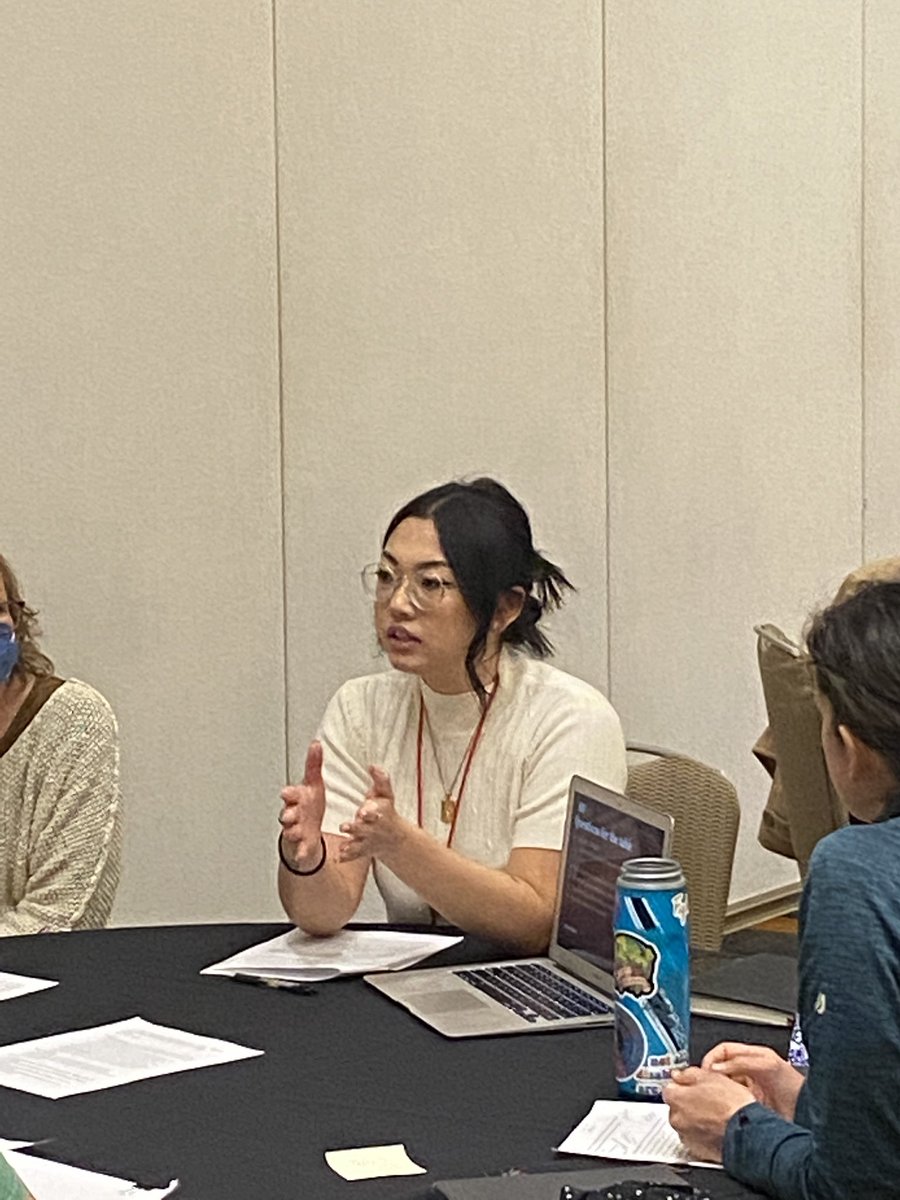 hercmsu's tweet image. Excellent work by Kayla Curry! She is presenting on impostor syndrome and achievement guilt among college students! #mss2022