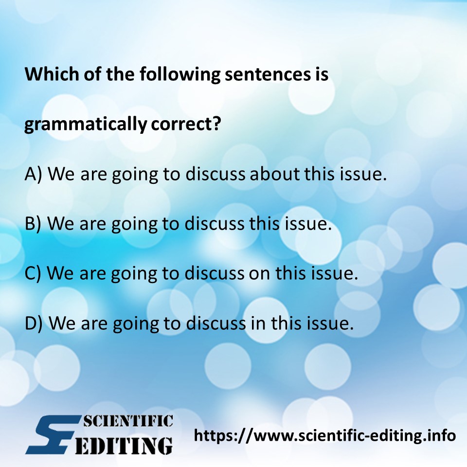 ScientificEdit1's tweet photo. Which of the following sentences is correct?
#englishtests #englishquizes #grammartests 
https://t.co/Fqi636y8Xw https://t.co/KUTwLrWFcL