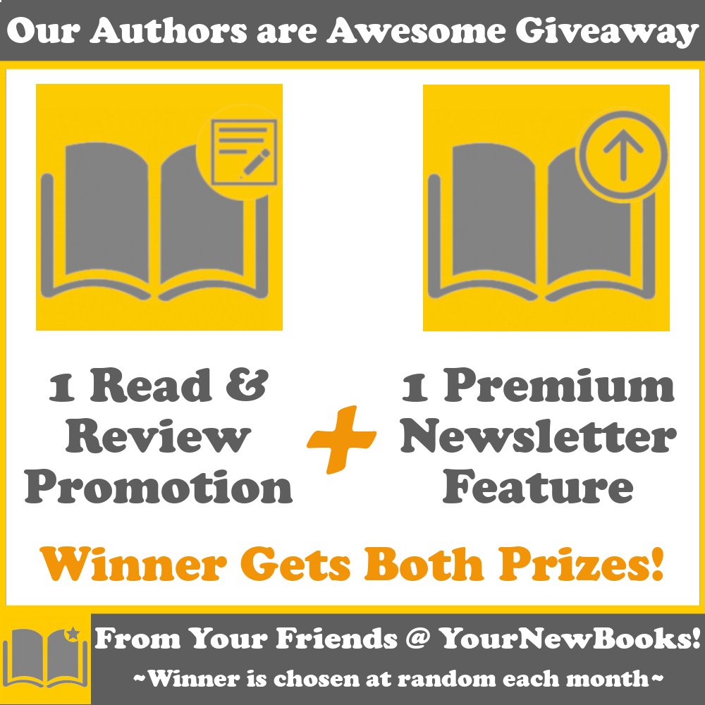 Our Authors are Awesome Giveaway
yournewbooks.com/our-authors-ar…
via <a href="/YourNewBooksTw/">YourNewBooks</a>
Enter today for your chance to win FREE ebook Promotions!