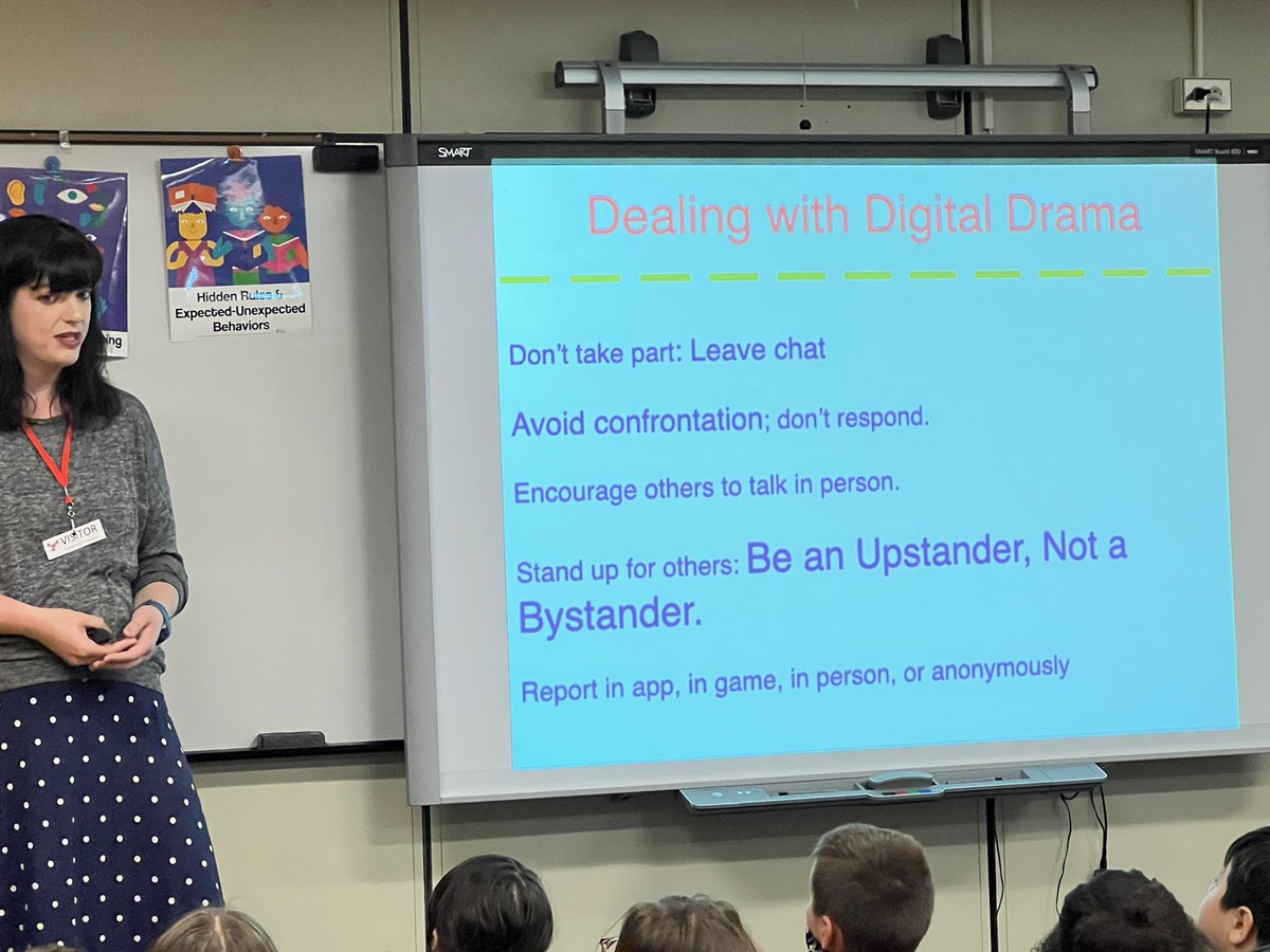 Thank you Sunflower House for educating our 5th graders on being safe online!