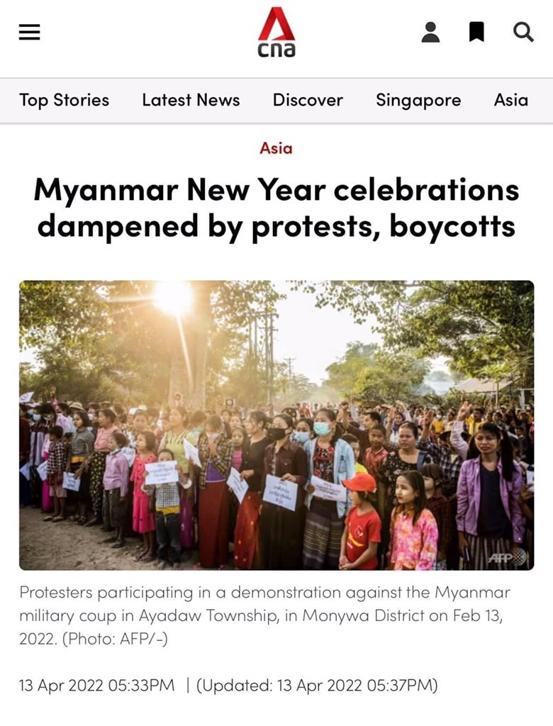 Meggienova's tweet photo. #WhatsHappeninglnMyanmar #2022Apr15Coup #RejectMilitaryCoup https://t.co/8Szb9RS7DG