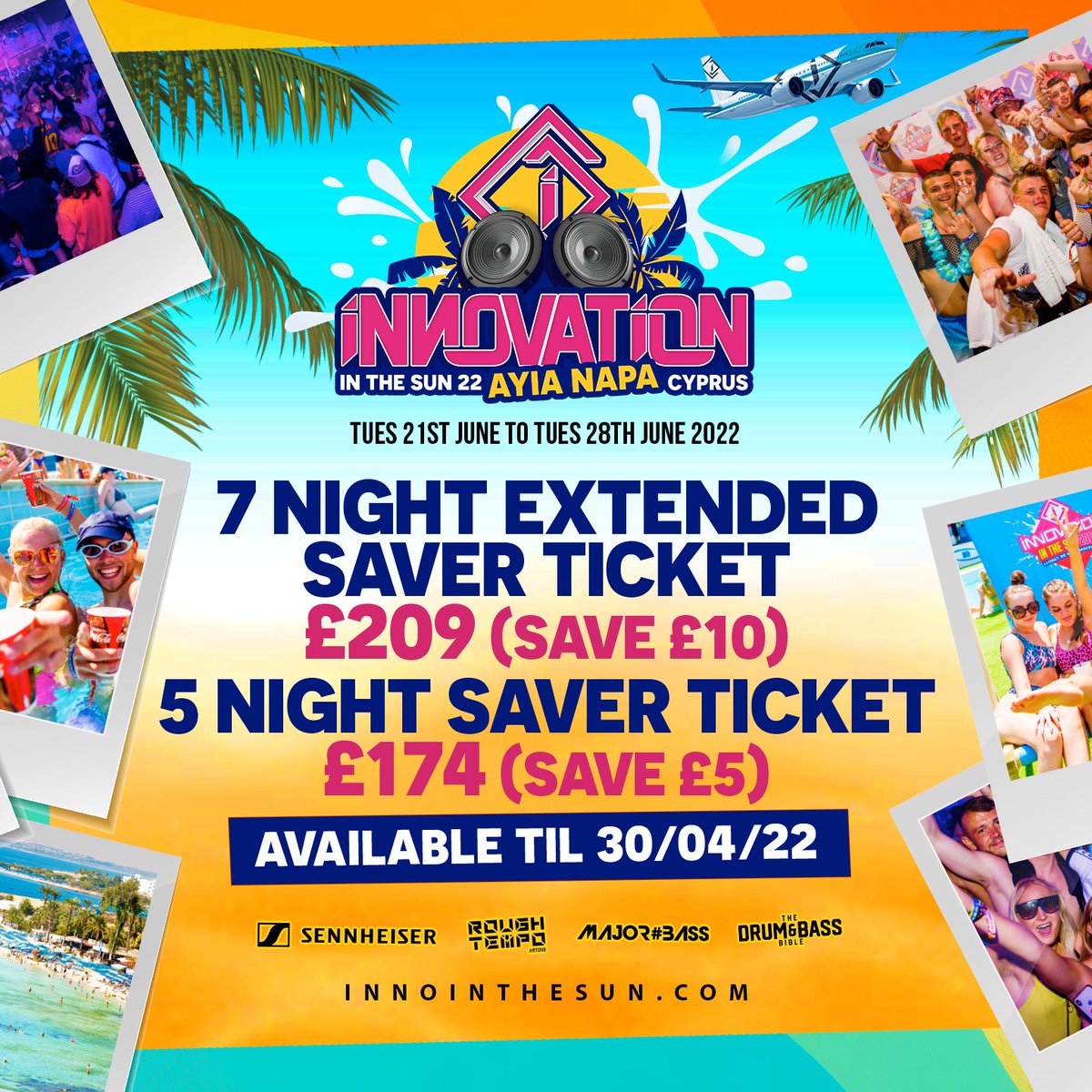 Last chance to save some money on your rave passes with the Extended Saver tickets!

Available until 30/04/22
Innointhesun.com