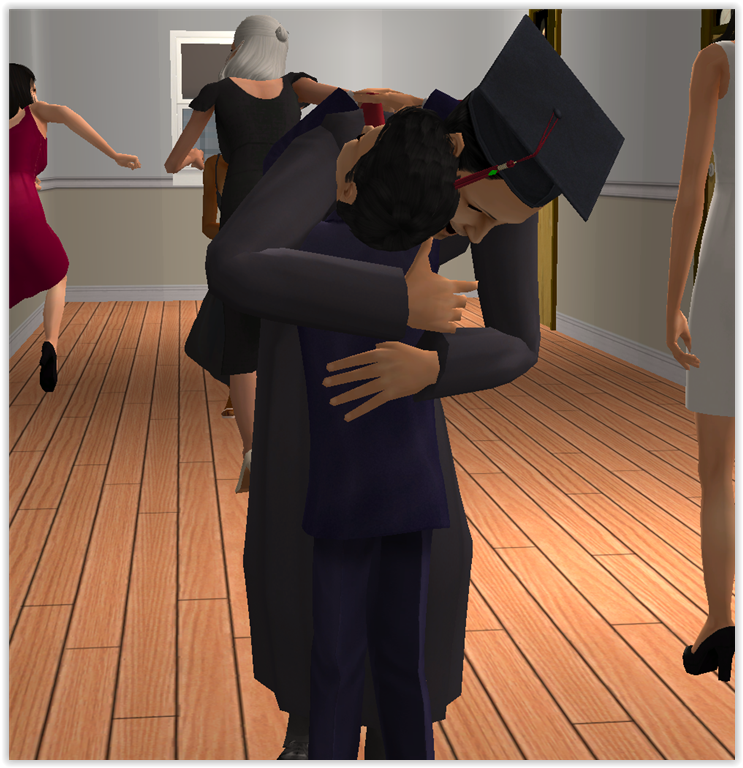 laurendoessims's tweet photo. All of the Lothario Family have come to celebrate! ��🎓🍾 (2) #thesims #thesims2 #sims #sims2 #pleasantview #storytelling #gameplay #rotationplay https://t.co/X4mngfTBtc