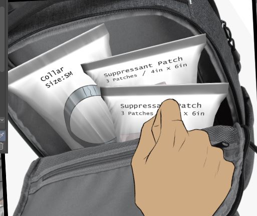 KatrinaComics's tweet photo. Any other creators find the CSP assets fun to use? I found a 'chip bag' and used it for medical supplies. WIP for Eps 3. #webtooncanvas #clipstudiopaint #omegaelixir https://t.co/XPK7rFFOPY
