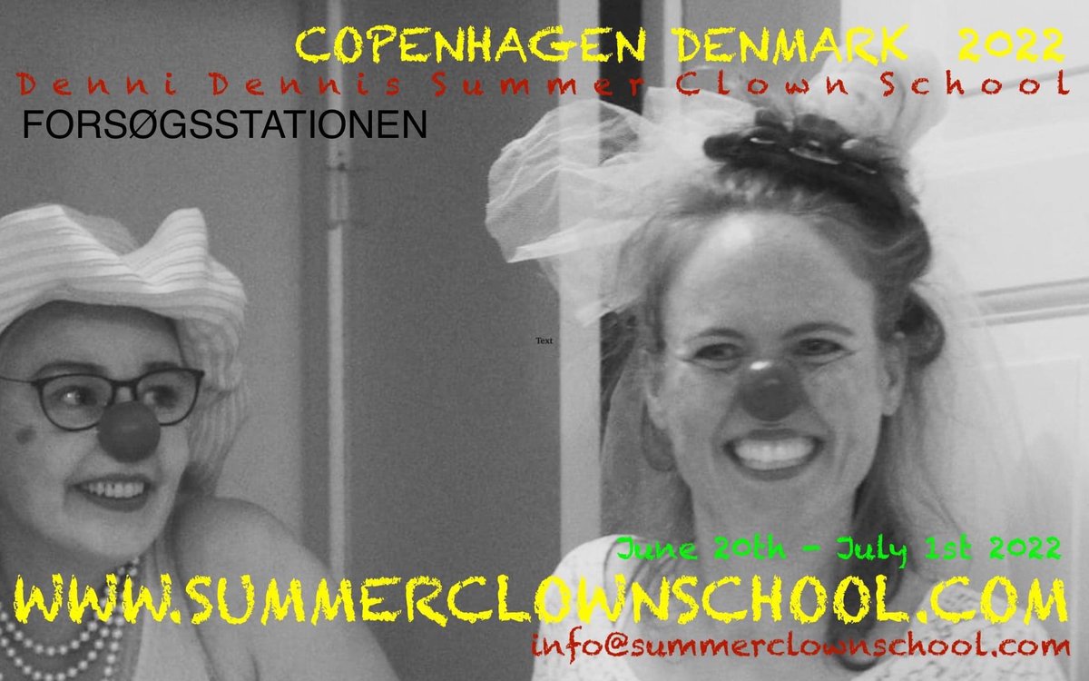 Info and booking for summer 2022 Copenhagen Clown 👈 #Clown #dennidennis #gps_m_s