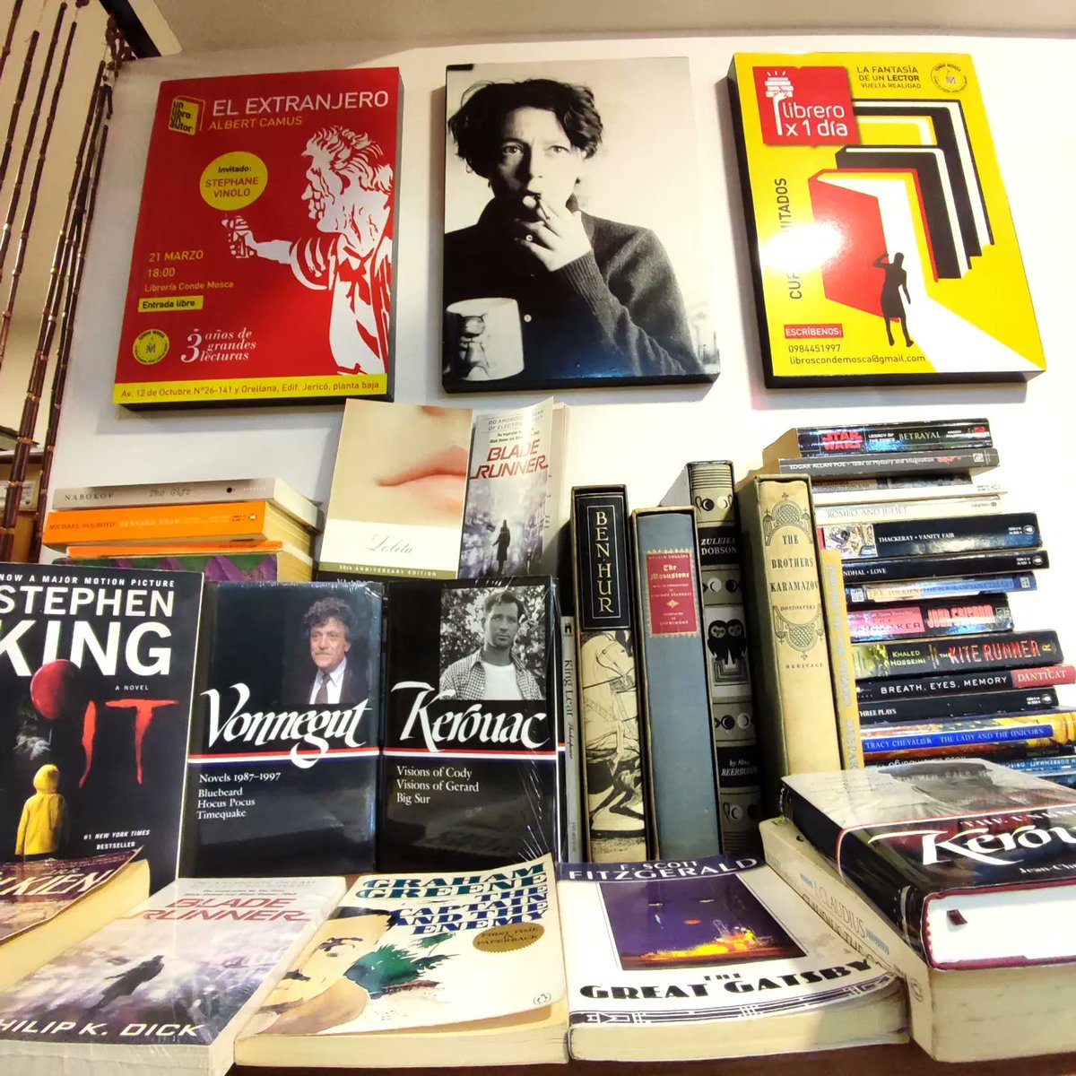 CondeMoscaLibro's tweet photo. UN FERIADO DE LECTURAS
Amigas y amigos lectores ¡que la lectura no pare!
Este viernes 15 y sábado 16 de abril abriremos el Conde Mosca de 11 a 17.00 horas.
¡Serán bienvenidos! https://t.co/XZYzN6XEox