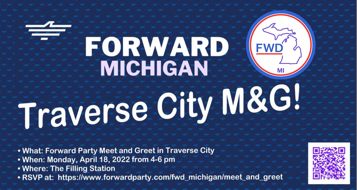FWD_Michigan's tweet photo. We're super excited for our FIRST official meet and greet in beautiful Traverse City! 👏Join us for some pizza🍕a RCV demonstration and chat about how to move Michigan forward! ⬆️ #traversecity #forwardparty #rcv #pizza #microbrew #cherrycapitol #yanggang @Fwd_Party @AndrewYang https://t.co/l22P8tVcgw