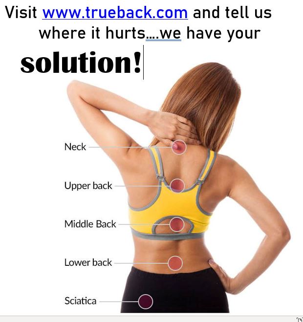 TrueBack_social's tweet photo. Have you ever experienced back pain? or do you have chronic pain?  If you answered yes, then you need TRUE BACK!! Watch our videos and see how this AMAZING product can change your life in just minutes a day!!  https://t.co/3NrkWanVjH   #backpain #healthyliving #chronicpain https://t.co/Nt25oEA9A0