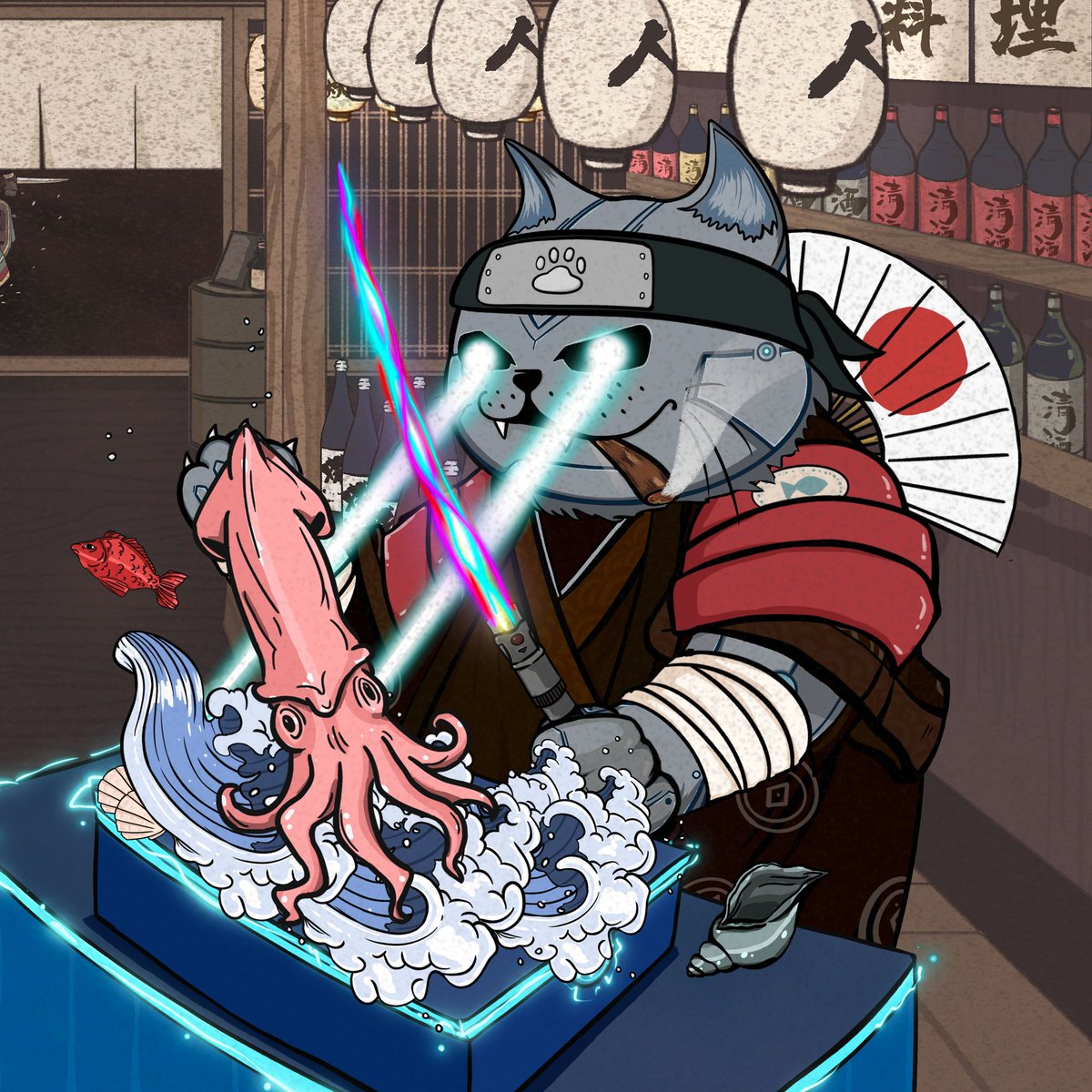 _DegenZ's tweet photo. DegenZ X Sushi Cats one whitelist spot giveaway 
To win, you have to

1. Follow @_DegenZ &amp; @thesushicatsnft 
2. Like and retweet this post.
3. Tag two friends❤

One winner will be chosen in 24 hours. https://t.co/7a7jCTqZau
