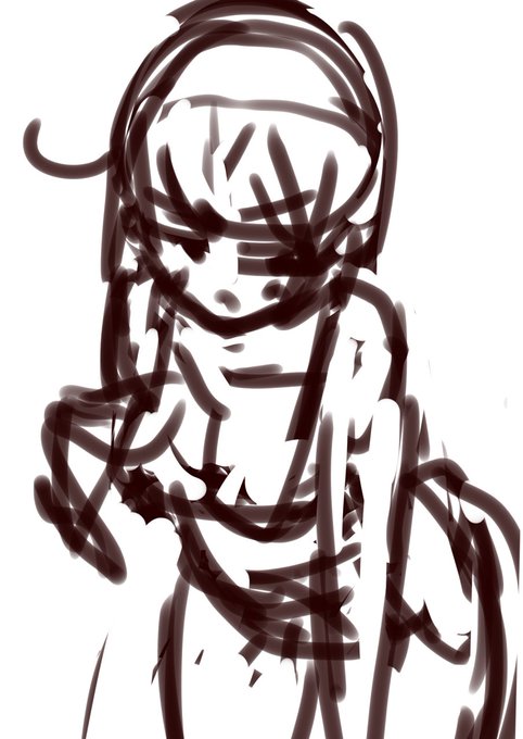 106日目
Dynamicな構図を考えていたり 