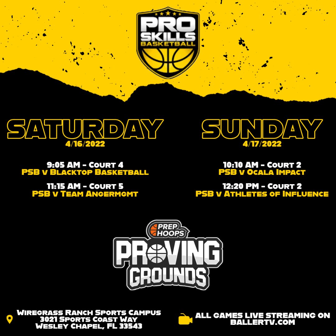 Tobias Gunter (@tobiasgunter_1) on Twitter photo 🗓️ My <a href="/PSBTampaBay/">Pro Skills Tampa</a> games are set for this weekend's <a href="/PHCircuit/">Prep Hoops Circuit 🏀</a> Proving Grounds
📍 Wiregrass Ranch Sports Campus
🚨 College Coaches RSVP - events.prephoops.com/college-rsvp?w…
📽️ All games streamed LIVE - ballertv.com/prephoops 🗓️ My <a href="/PSBTampaBay/">Pro Skills Tampa</a> games are set for this weekend's <a href="/PHCircuit/">Prep Hoops Circuit 🏀</a> Proving Grounds
📍 Wiregrass Ranch Sports Campus
🚨 College Coaches RSVP - events.prephoops.com/college-rsvp?w…
📽️ All games streamed LIVE - ballertv.com/prephoops