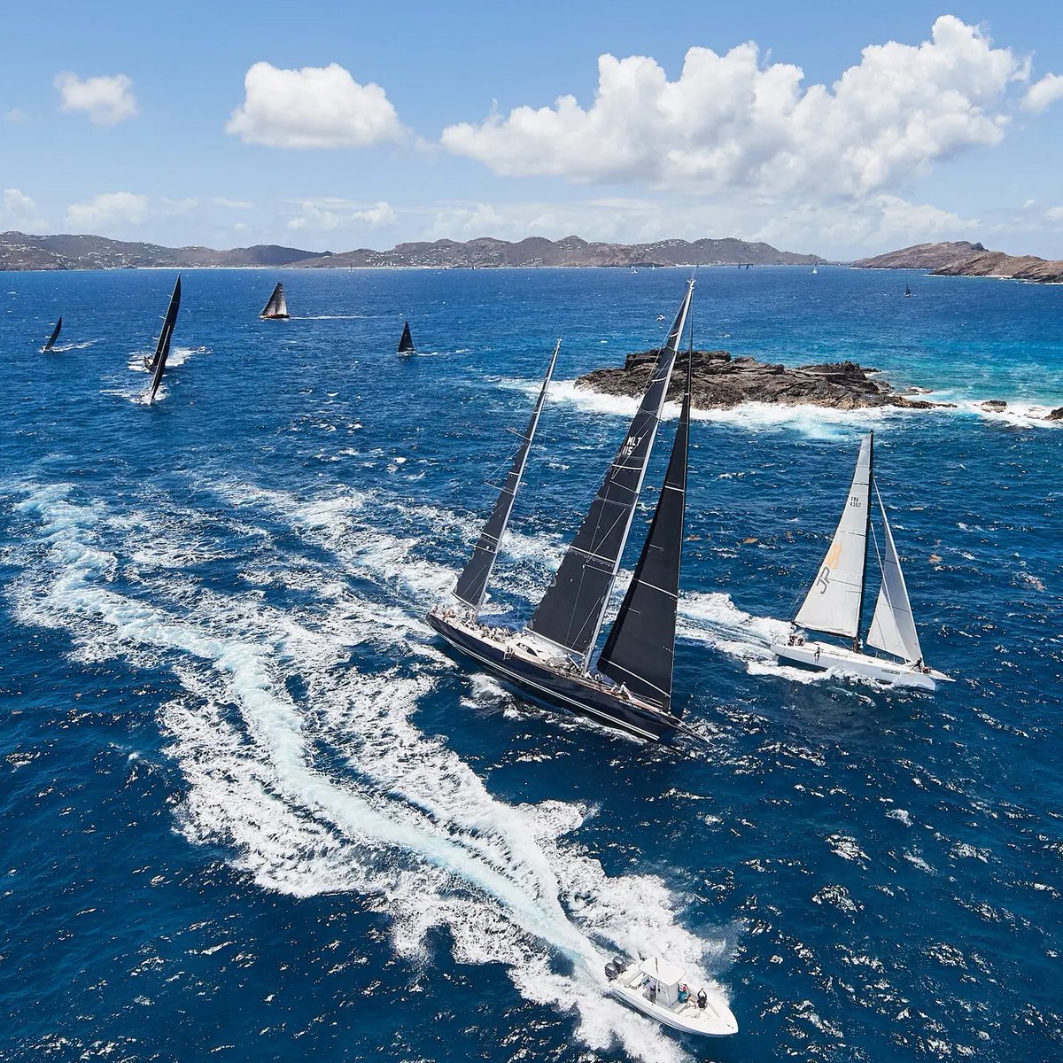 At Les Voiles de St. Barth Richard Mille Geography Plays a Part. The regatta uses the coastline, satellite islands, rock outcroppings and buoys to create serpentine courses.

Here's the full story, in The <a href="/nytimes/">The New York Times</a> 🗞 nyti.ms/3ru80No