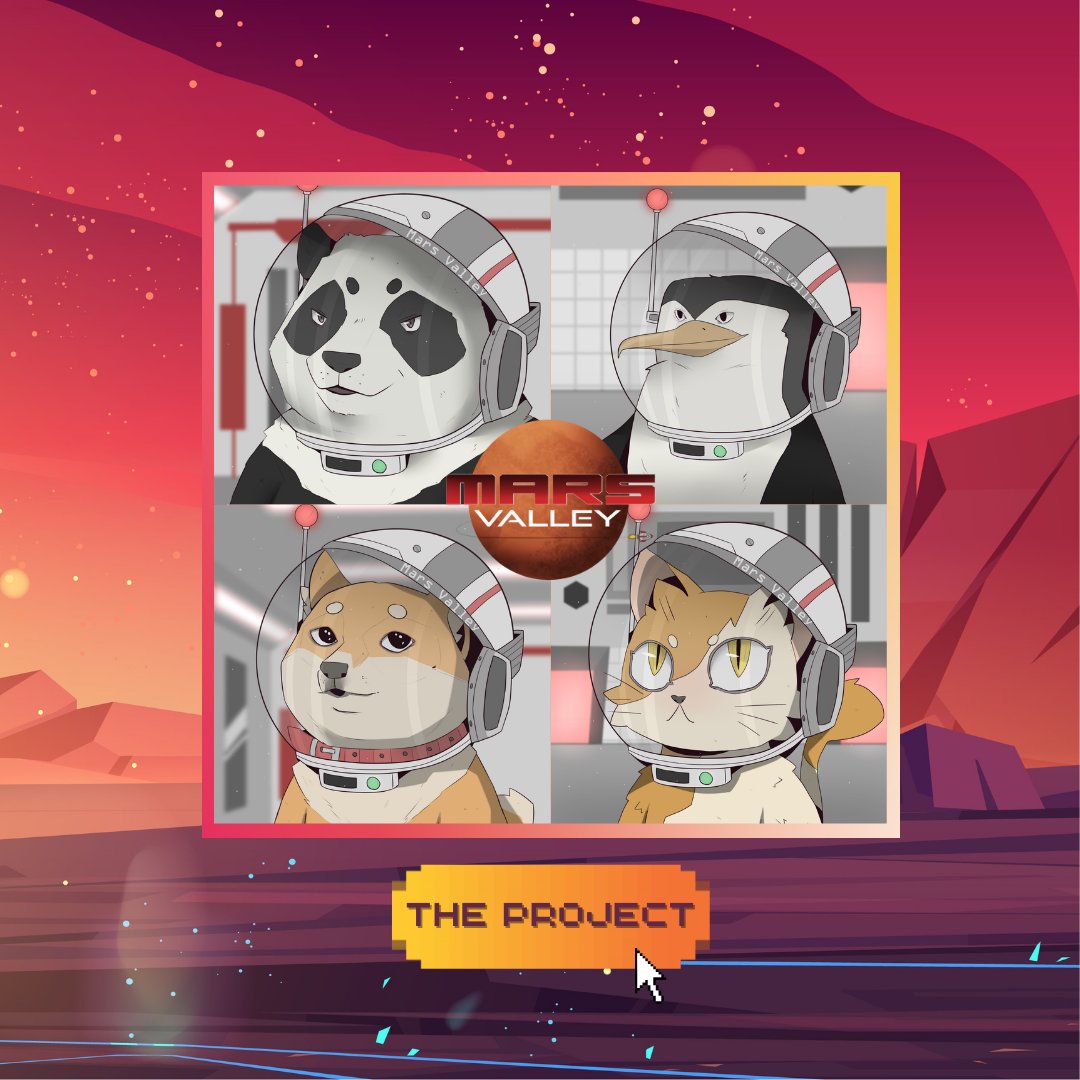 MarsValleyNFT's tweet photo. 🚀 #MarsValley is a game, a #DEX, an investment option, and a market for #NFTs, set in a #Martian metaverse, with the nostalgic aesthetic of Pixel Art.

👨‍🚀 Join our Discord community and learn more about this project (link in bio).

#DeFi #Solana #Mars https://t.co/PXSTduSHho