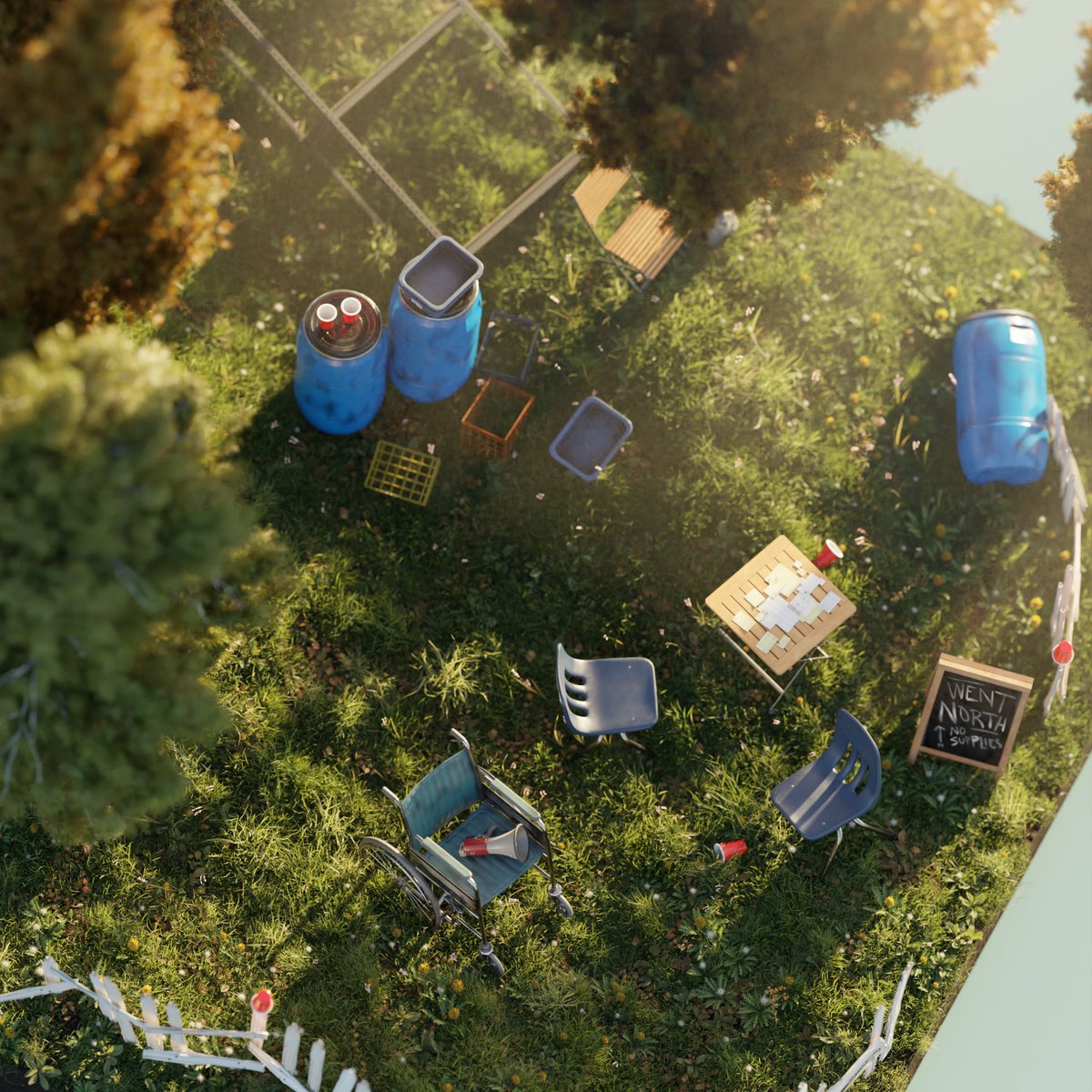 paulriehle's tweet photo. The Vacant Rendezvous⁣
⁣
#blender3d #3dart #blender #conceptart https://t.co/vhhiOZepuU
