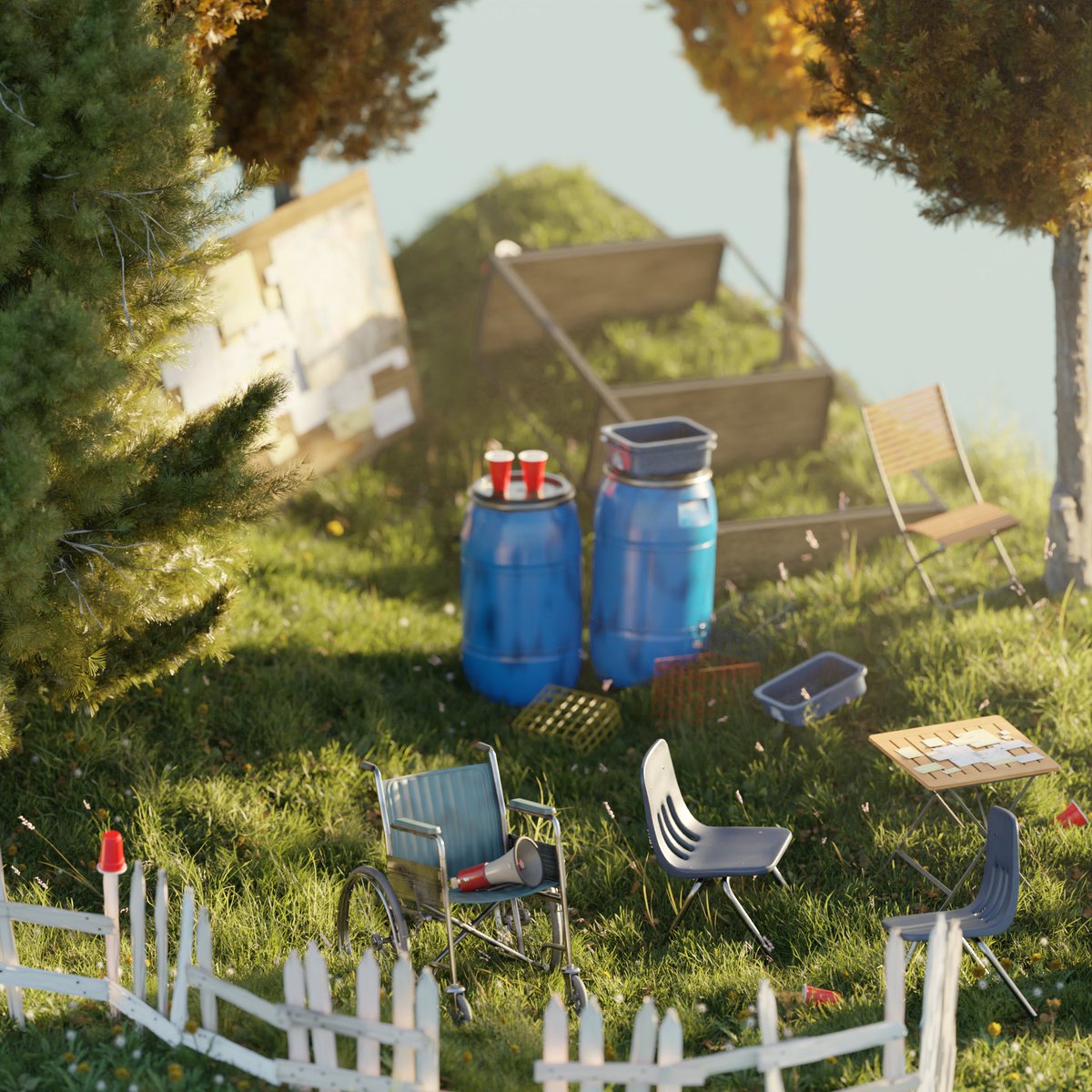paulriehle's tweet photo. The Vacant Rendezvous⁣
⁣
#blender3d #3dart #blender #conceptart https://t.co/vhhiOZepuU