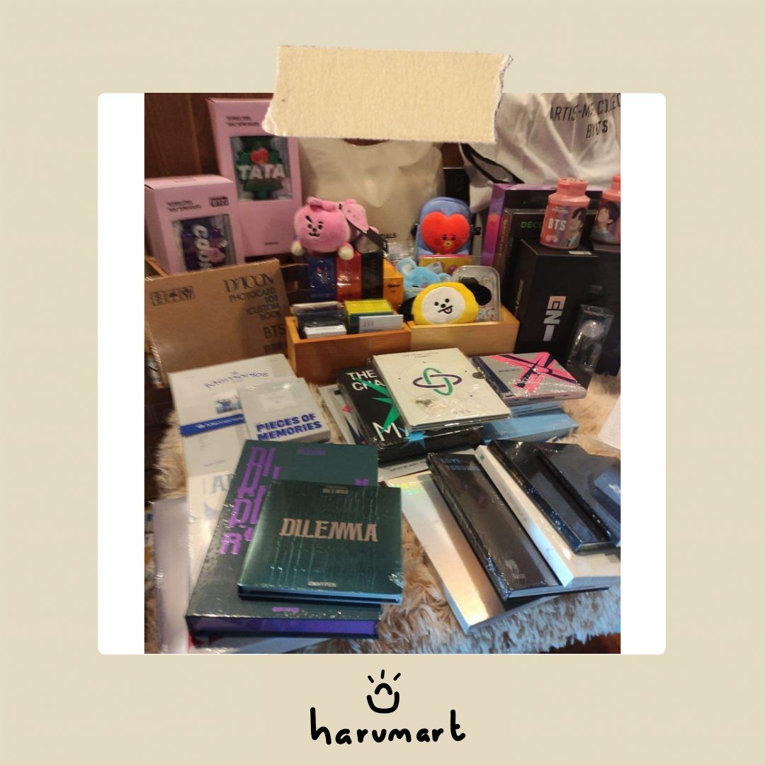 harumartph's tweet photo. D-6 til our bazaar! Sneak peak ng aming tinda. Kita kits sa Apr 21-24!! 🥰 #btsmerch #txtmerch #enhypenmerch #filoarmy #filomoa #filoengene #bt21 #madebybts #btsalbum #txtalbum #enhypenalbum #sg22 #decokit #dicon101 #sg22 #pom #essentialshoodie #lightstick #btsdvd #minipc #onhand https://t.co/fiaUTnI3mF