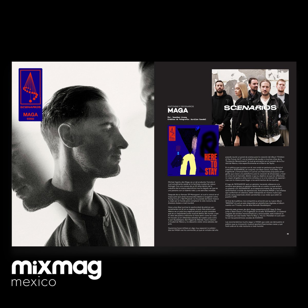 .<a href="/Mixmag/">Mixmag</a> Mexico interviews Maga around the launch of Scenarios, the new collective, record label and event series from <a href="/EmanuelSatie/">Emanuel Satie</a>, Maga, Sean Doron, Tim Engelhardt and <a href="/julianikomusic/">Yulia Niko</a>

‘Here To Stay’ EP is out now by Maga, Sean Doron and Tim Engelhardt: found.ee/RPcmV