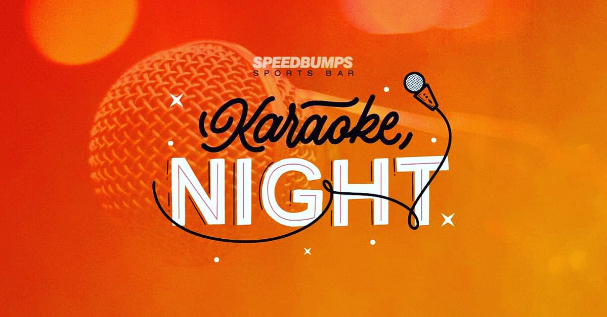 SpeedbumpsBar's tweet photo. Happy Long Weekend everyone! 🐣🥚🐰💐 We’re celebrating Easter here at Speedbumps this Sunday with Karaoke Night! That’s right! You’re favorite night is back at Speedbumps!
So come on down and join host Mark Blyth from 8 PM till 12 AM.  
#speedbumps #speedbumpssportsbar  #karaoke https://t.co/fymtiahs0V
