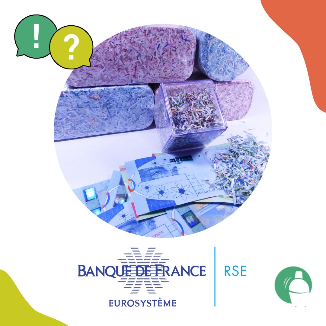 CoCoShaker (@cocoshakerincub) on Twitter photo #ANNONCE 💶 Le billet de banque, exemple d’économie circulaire ? Accompagnée par CoCoShaker, l'Imprimerie de la Banque de France recherche des #partenaires pour la #valorisation matière de ses #broyats de #billets ♻️
👉 Contact: Banknote-Life@banque-france.fr #ANNONCE 💶 Le billet de banque, exemple d’économie circulaire ? Accompagnée par CoCoShaker, l'Imprimerie de la Banque de France recherche des #partenaires pour la #valorisation matière de ses #broyats de #billets ♻️
👉 Contact: Banknote-Life@banque-france.fr