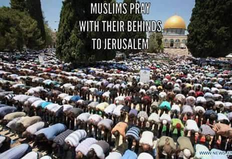 Salah satu hal yg mungkin membuat israel marah yaitu karena yang katanya tempat suci tapi umat membelakanginya saat berdoa