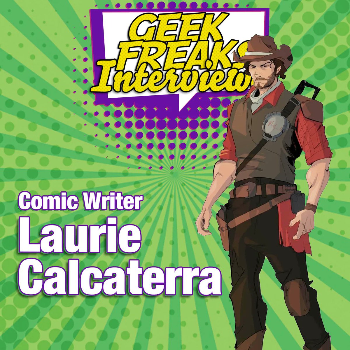 🔥New Interview!🔥
 
We talk with comic writer Laurie Calcaterra about her amazing new series "Path of the Pale Rider." She builds an interesting new world filled with dangers and pressing questions. It's a must-read!

Podcast: buff.ly/3qVpZwf

#podcast #PodNation
