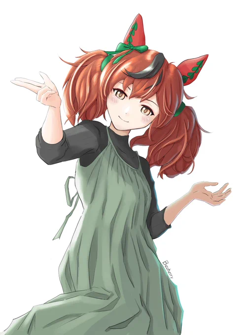 「まあ、今日くらいはアタシとのんびり買い物でもしよ～ってね」

ナイスネイチャちゃんおめでとー☺️🎉🎉🎉
#ナイスネイチャ誕生祭2022
#ウマ娘 