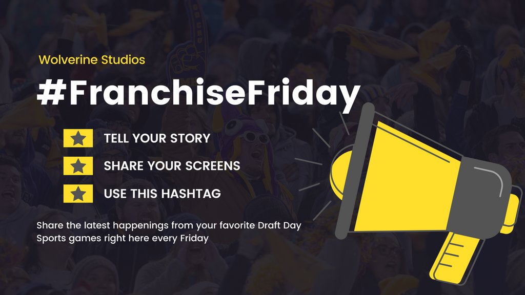 📣Introducing #FranchiseFriday

We are always looking for new ways to interact with our community. Tell us about something that happened while playing your favorite Wolverine Studios game this week. Don't forget to share screenshots and use the tag too!