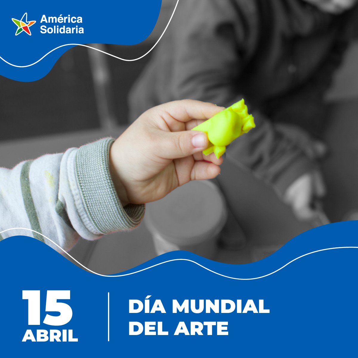 AmericaSolMex's tweet photo. El 15 de abril celebramos el Día Mundial del Arte para promover su desarrollo, difusión y promoción. 🎨

En América Solidaria creemos que el arte es una herramienta fundamental para que los NNA de México puedan desenvolverse a través de la creatividad y la innovación. 🖌 https://t.co/brq9Moe94P