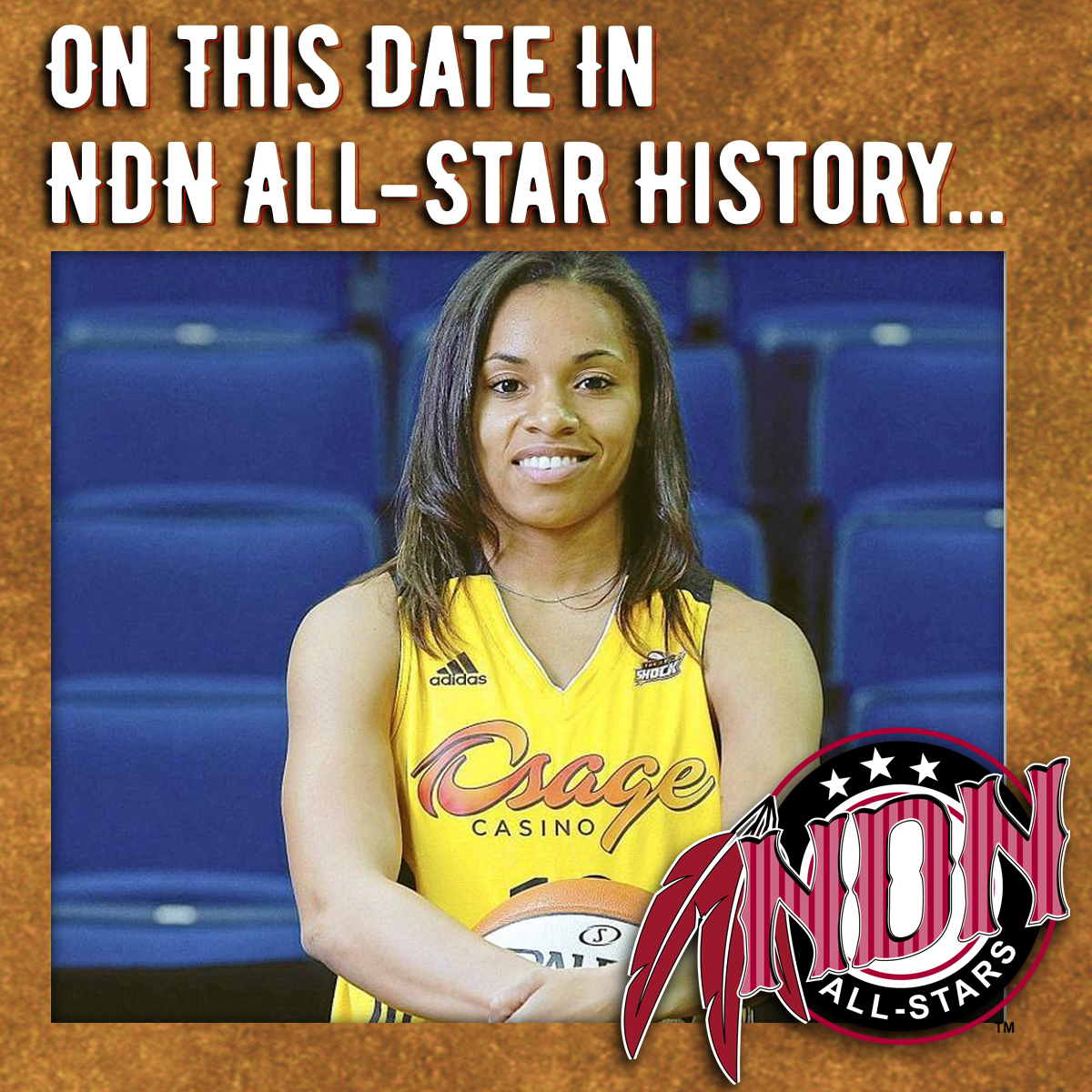 ndn_all's tweet photo. On This Date in NDN All-Star History - NDN All-Star #15 Angel Goodrich (Cherokee) is selected by the Tulsa Shock in the 2013 WNBA Draft.
#ndnallstars #angelgoodrich #WNBA #basketball #cherokee #tulsashock https://t.co/NAz46Kfitz