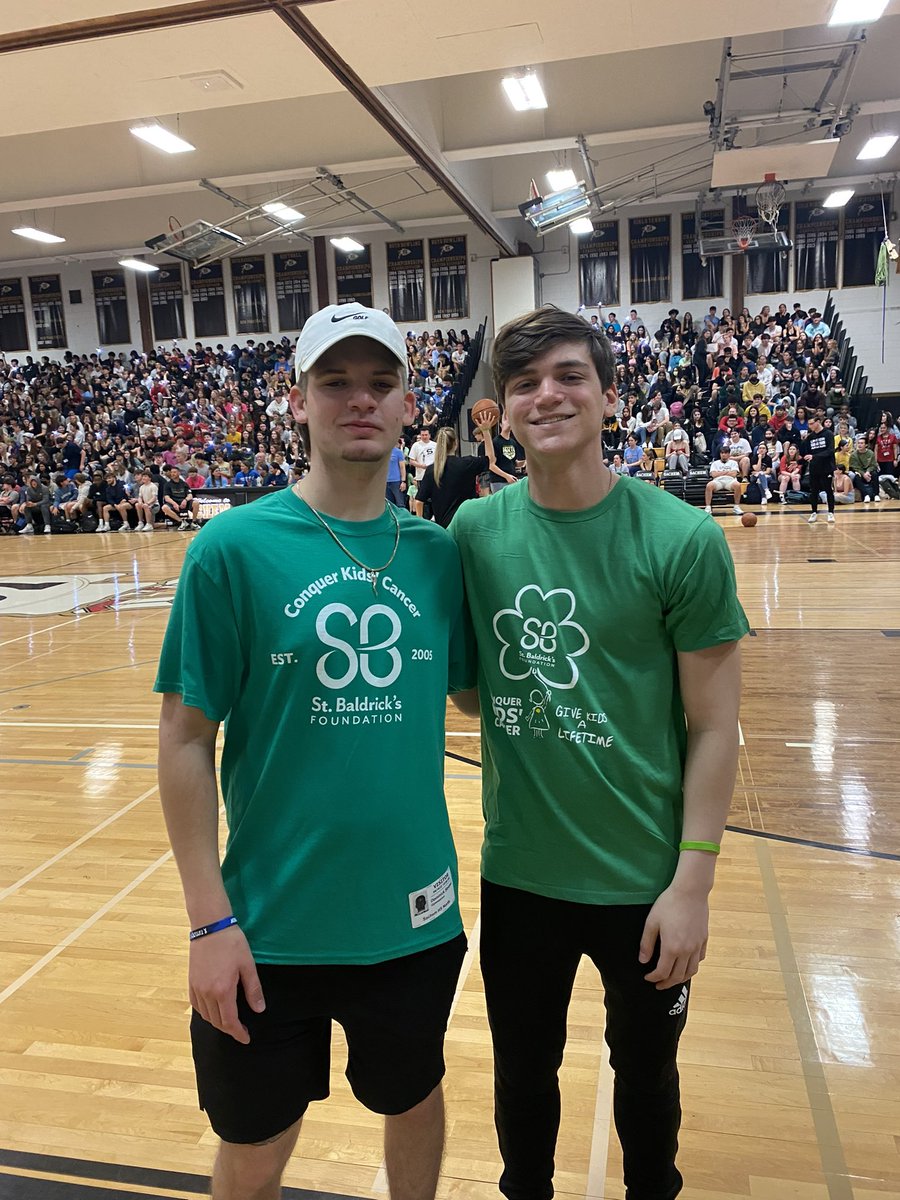 Thank you Interact Club and Mrs. Zummo for all of your hard work fundraising for St. Baldrick’s and raising awareness for childhood cancer. 💚