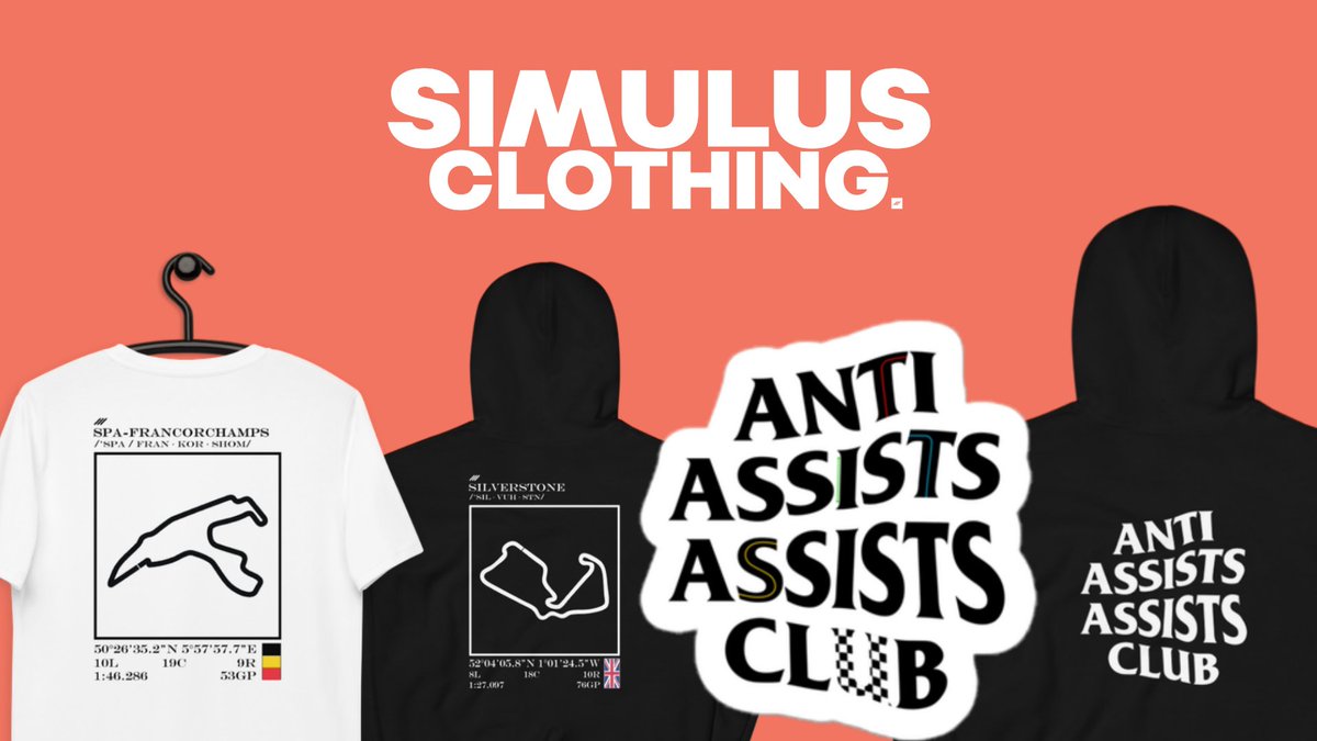 SimulusClothing's tweet photo. And finally...
Introducing Simulus Exclusives

Circuit Collection
Anti Assists Assists Club https://t.co/lEAo7FsKK9