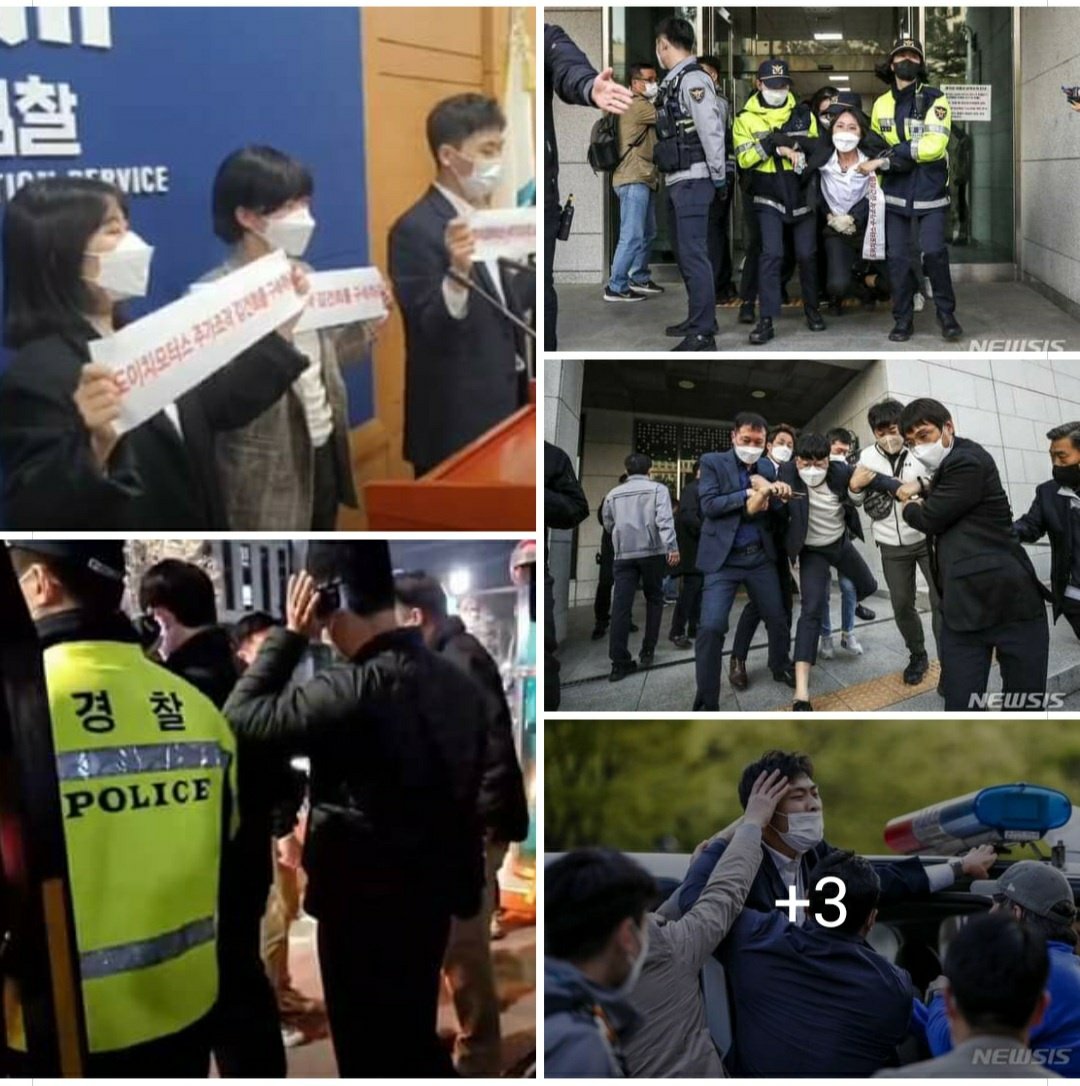 <검찰독재 이제 시작이다>  
취임식도 하기 전인데 취임 후의 세상을 미리 보는 것 같아 분노와 두려움이 엄습한다. 도둑을 잡으라고 외치는데 도둑은 안잡고 외친 사람들을 잡아간다. 이런 상황을 물려준 부끄러운 기성세대로서 연행된 학생들을 위해 나도 외친다. 
"김건희를 구속하라"-뉴욕 박동규