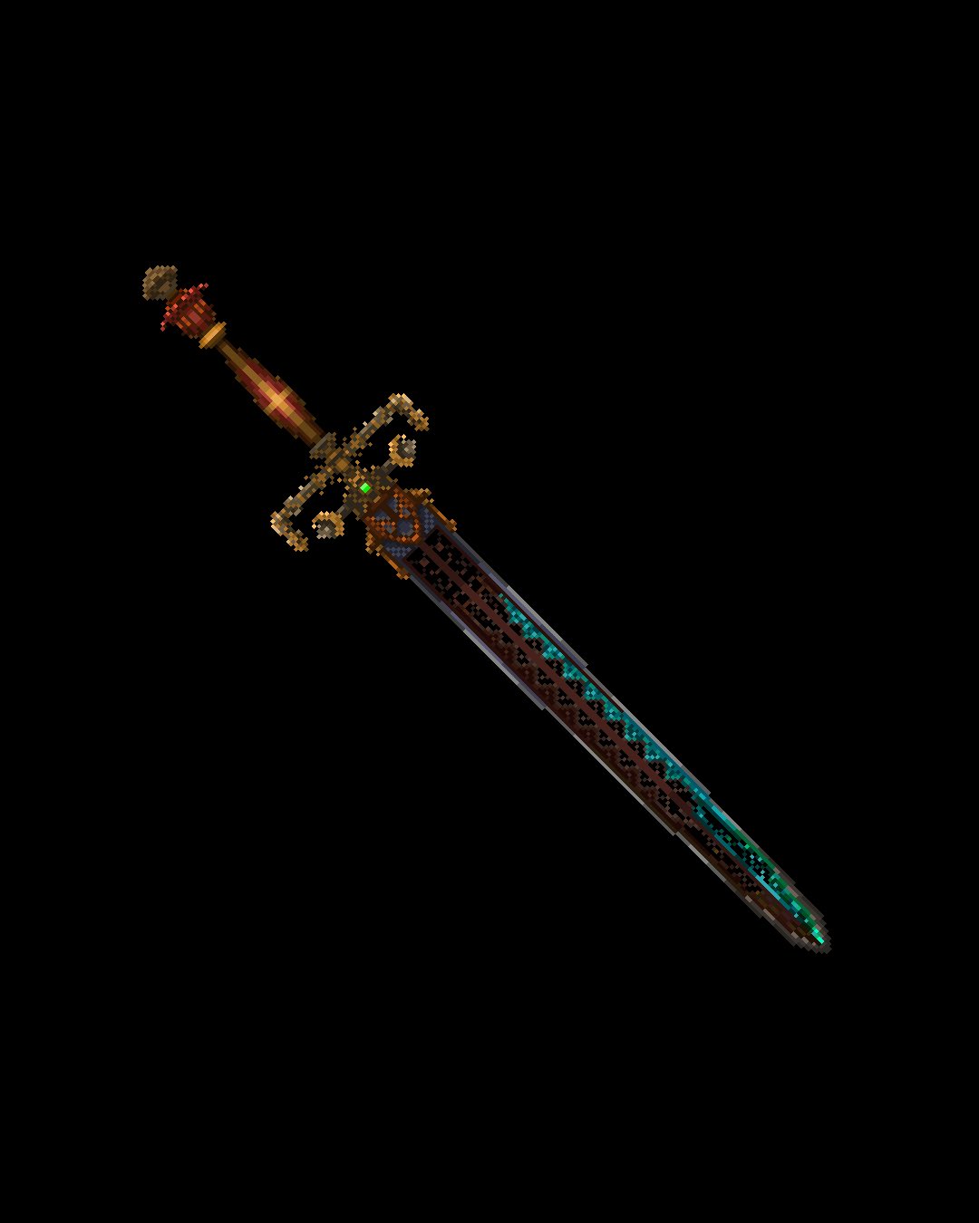 pixelianska on Twitter: 'Sword of Night & Flame 🌌🔥 #sword #pixelartsword #pixelart #pixelartist #swords #eldenring #gameart https://t.co/JUcIZvbnEE' / Twitter