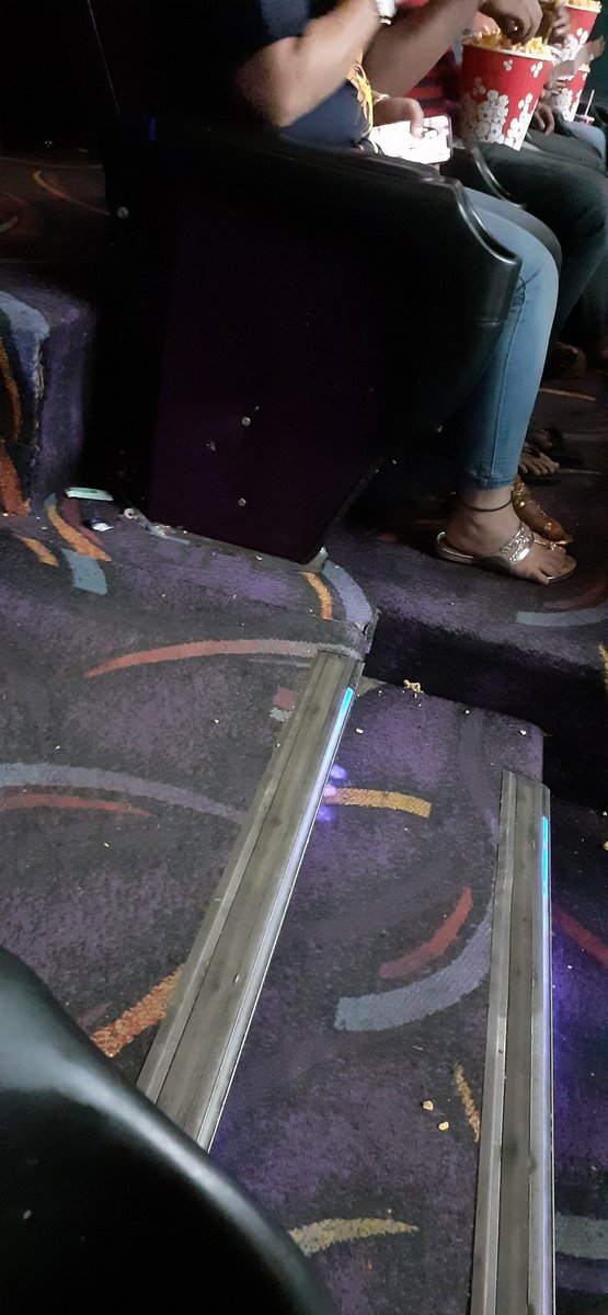 UpasanaJonak's tweet photo. popcorn leftovers. We cleaned the seats by ourselves. Disappointed with the team. Disappointed with Anuradha Cinema. @bobbeeta_sharma #Anuradha_Cinema https://t.co/VXbTfCOB8h