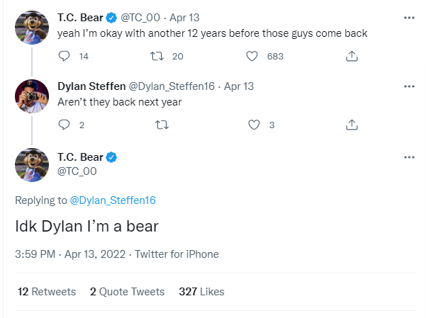 MikeAnthony114's tweet photo. @KFCBarstool might be best twitter exchange of the MLB season so far. https://t.co/e2kqA20PyA