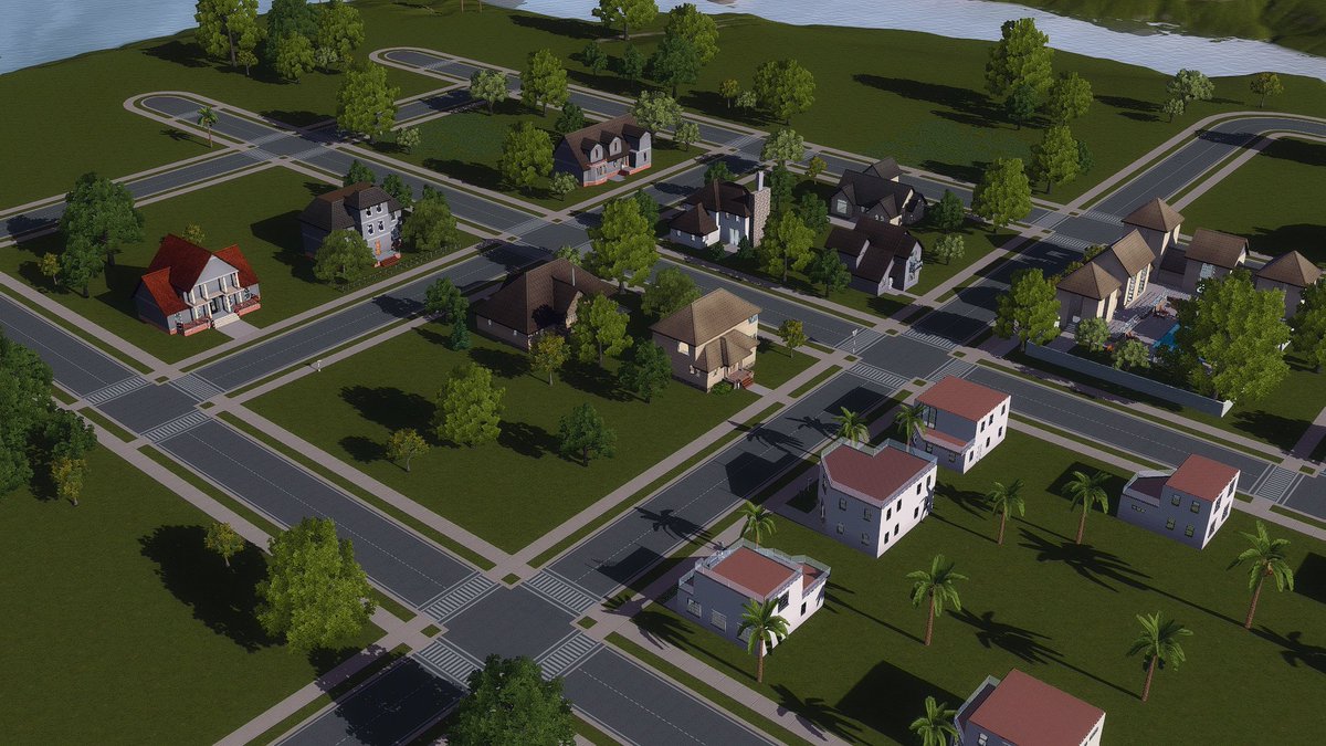 boringbonestv's tweet photo. Is it just me or does it seem like all the lots except the one next to the Goth family's house look loaded? o.o #Pleasantview #Boringbones https://t.co/CnNUODau56