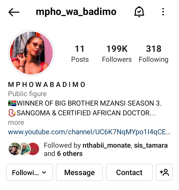 darkiie2022's tweet photo. 1k left #UndergroundGang for our Queen #MphoWaBadimo22 to reach 200k...please follow #MphoWaBadimo on INSTAGRAM🙏😍🥰❤️ https://t.co/P21yHAR4C2